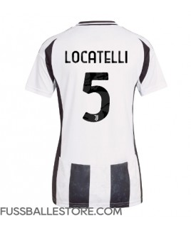 Günstige Juventus Manuel Locatelli #5 Heimtrikot Damen 2024-25 Kurzarm